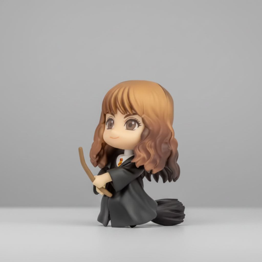 Hermione Granger with Groom Stick (9cm) Harry Potter