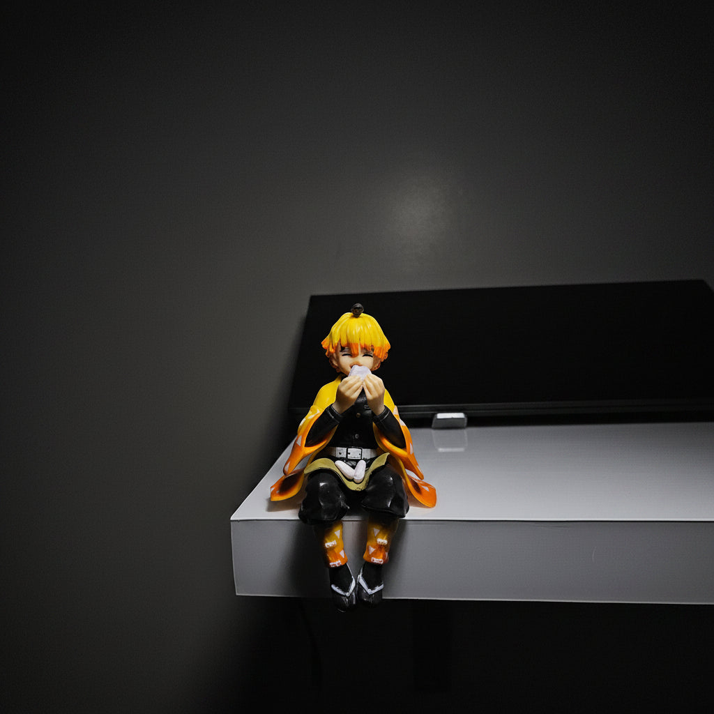 Zenitsu Agatsuma Cute Desk Buddy - Demon Slayer