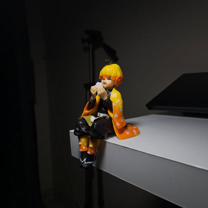 Zenitsu Agatsuma Cute Desk Buddy - Demon Slayer