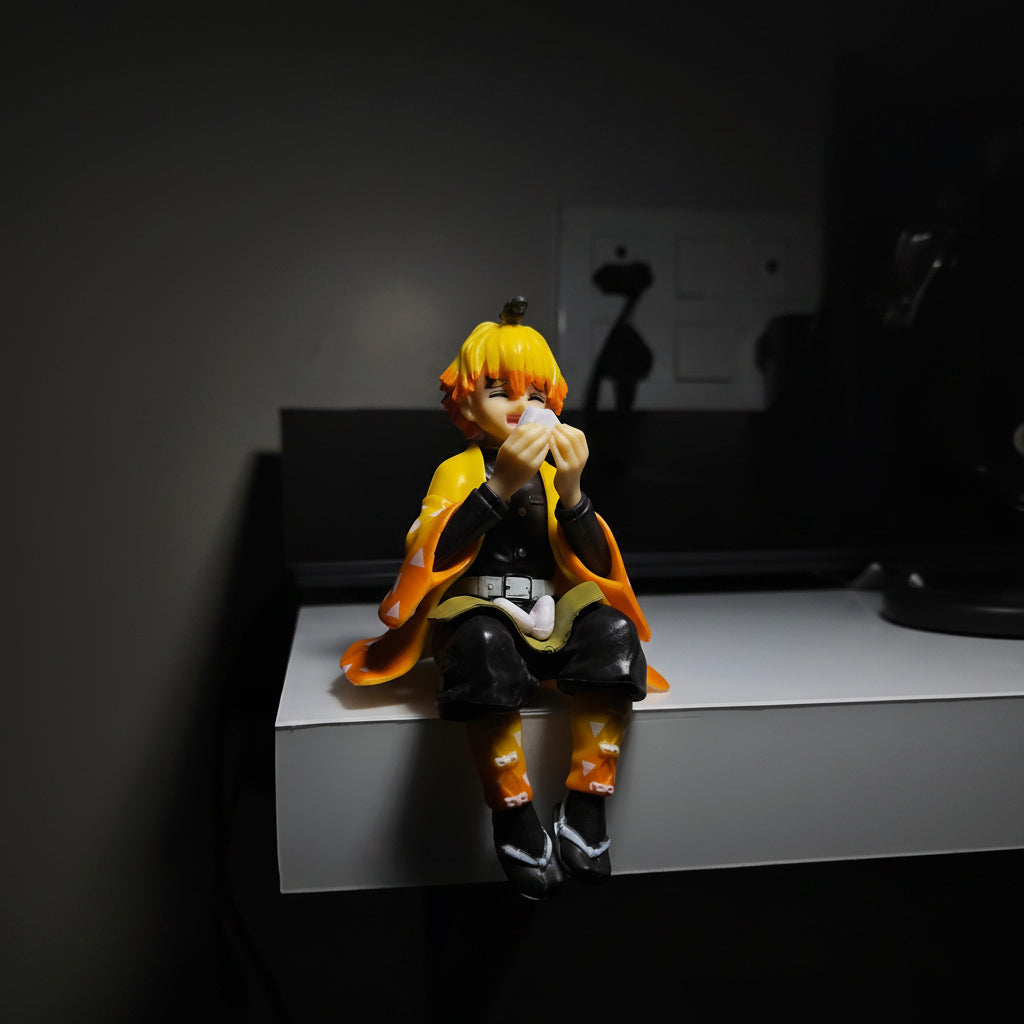 Zenitsu Agatsuma Cute Desk Buddy - Demon Slayer