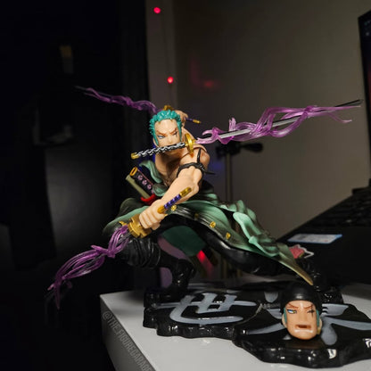 Zoro Three sword - With Extra Switchable Face (18cm)