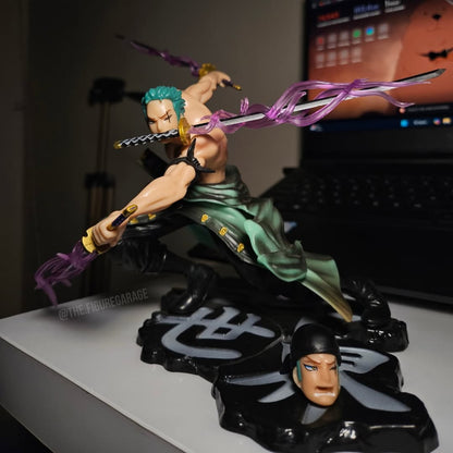 Zoro Three sword - With Extra Switchable Face (18cm)
